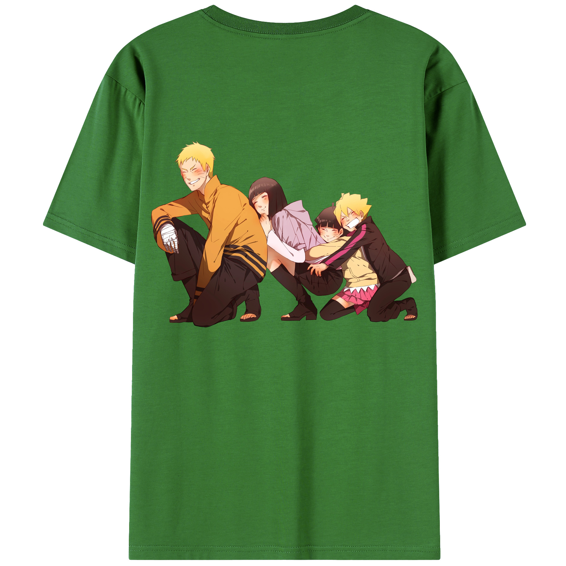 （画像用） NARUTO -ナルト- うずまき ナルト Uzumaki Naruto レディース半袖Tシャツ(バックプリント)